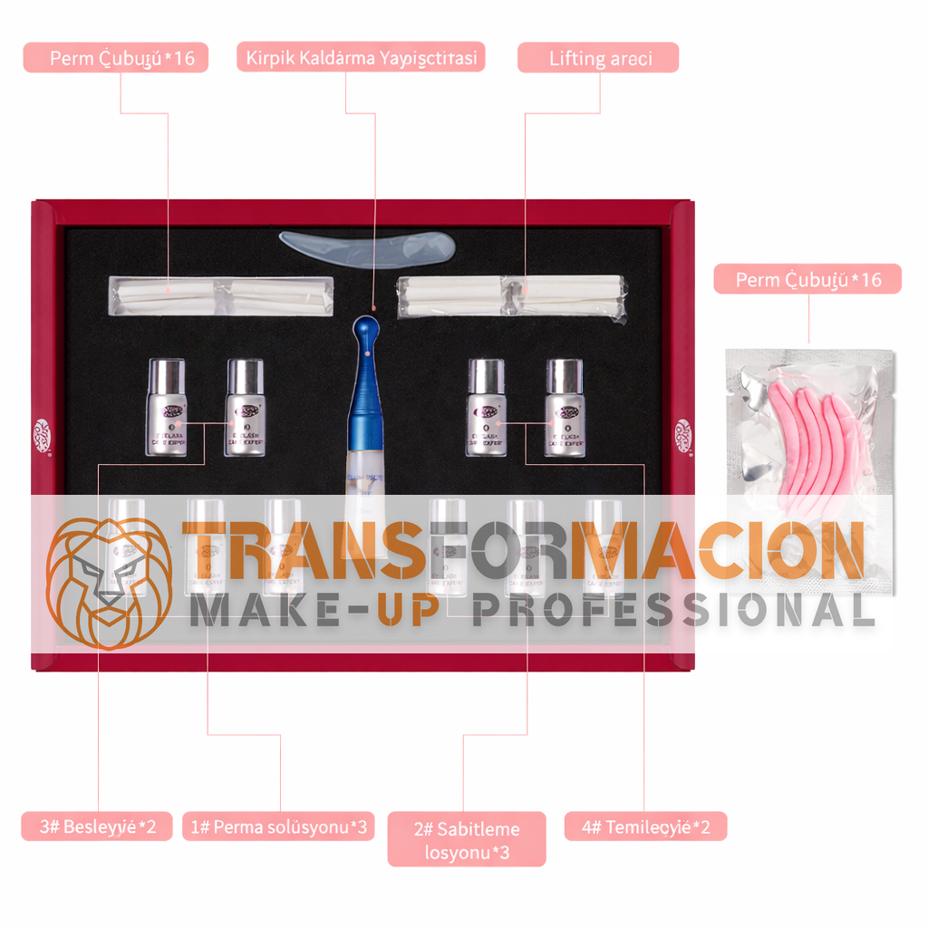 Kirpik Perma Seti | Profesyonel 8 Hafta Kalıcı Kirpik Kıvırma | 50 Kullanım Lifting Etkisi 723077