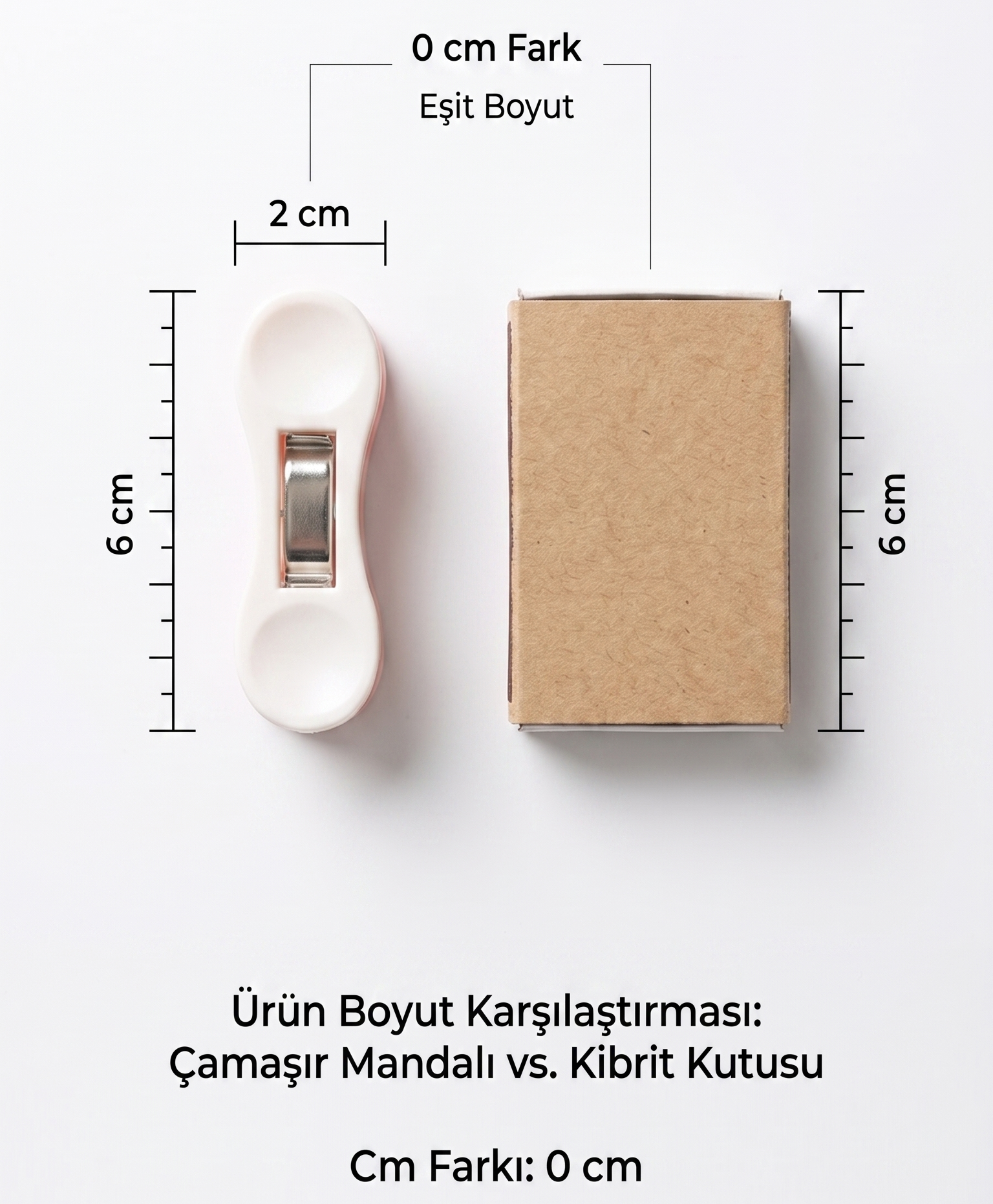 Profesyonel Çamaşır Mandalı | 20'li Çelik Mekanizmalı İz Bırakmaz Mandal Seti 723088