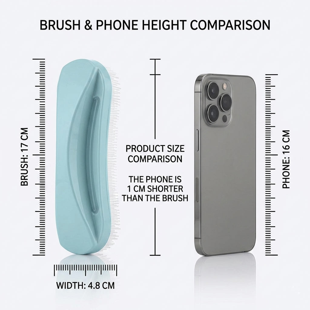 Ergonomik Temizlik Fırçası | 2'li Set Halı, Koltuk ve Kumaş Fırçalama Fırçası 723092