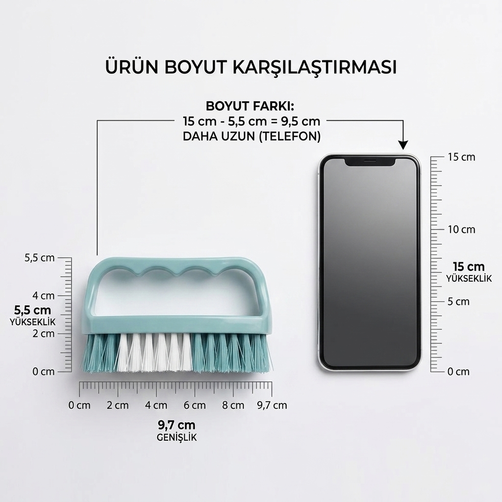 2'li Mini Leke ve Toz Fırçası Seti - Elbise, Ayakkabı, Yaka için Pratik Çanta Boy Fırça 723098