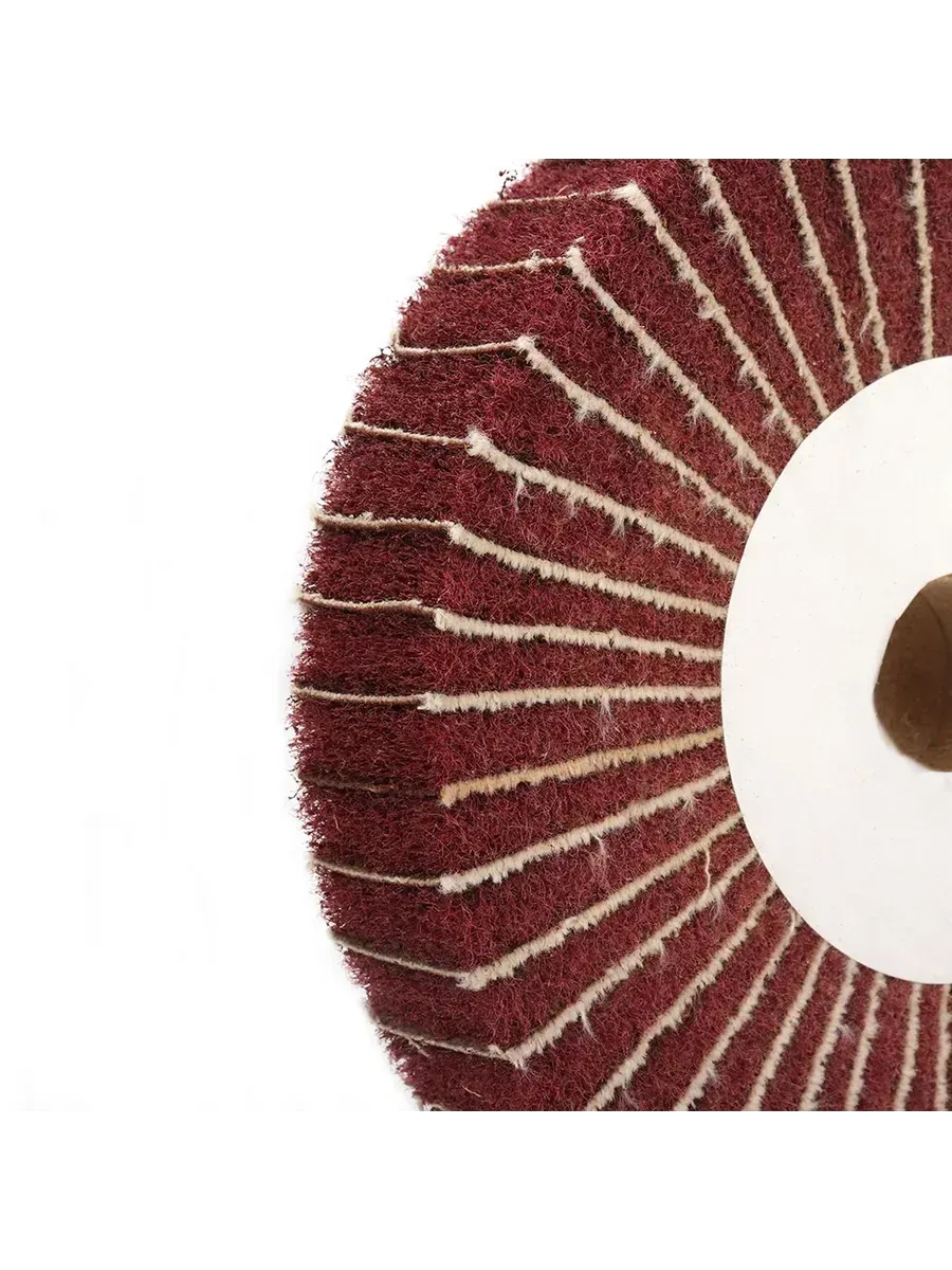 Kırmızı Kombi Mop Zımparalı Skoç Elyaf Mop - 5700 RPM 165 MM Metal ve Paslanmaz Parlatma Diski 723108