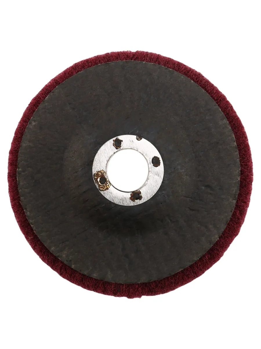 Kırmızı Skoç Elyaf Mop Parlatma Diski - 100 MM Metal ve Paslanmaz  723117