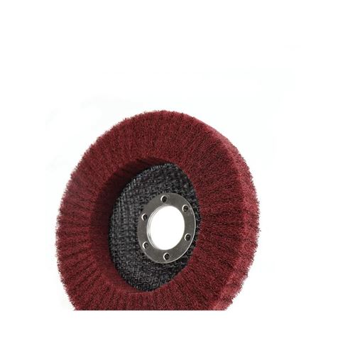 Kırmızı Skoç Elyaf Mop Parlatma Diski - 100 MM Metal ve Paslanmaz  723117