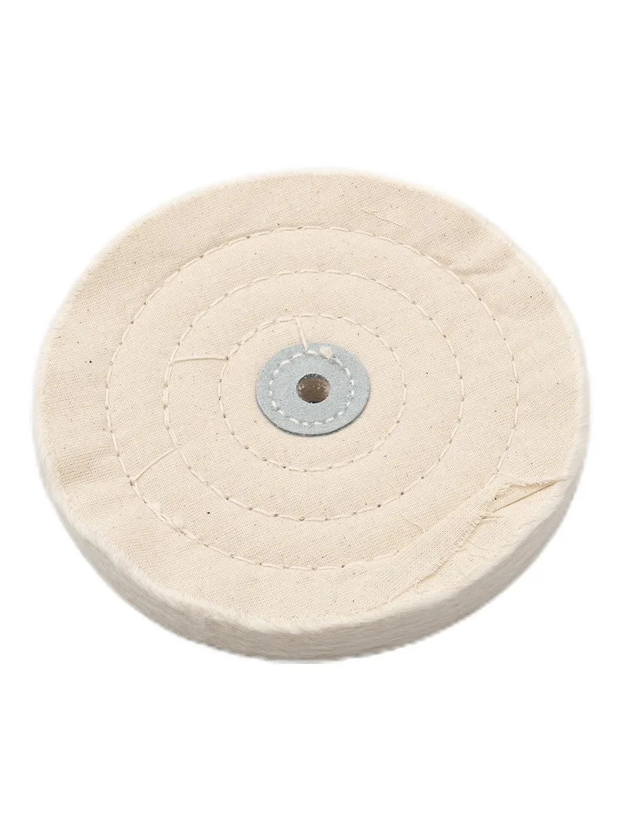 Yumuşak Polisaj Keçesi 6x60 60 Katlı 150mm - Pamuk Bez Disk Ayna Parlaklığı Metal Parlatma Keçesi 723109