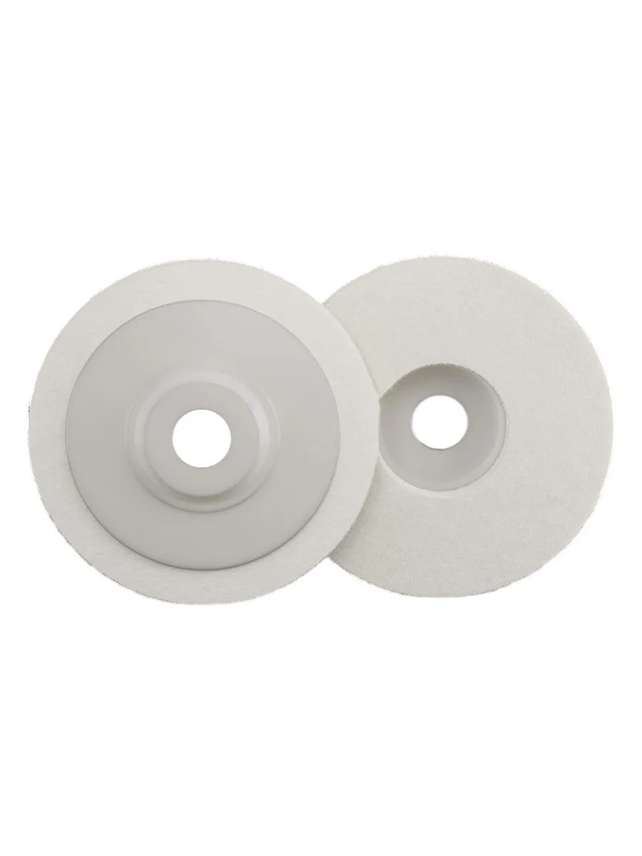 SERT 100mm Yün Polisaj Flap Keçe - Matkap ve Spiral Uyumlu Metal Cam Parlatma Çarkı 723110