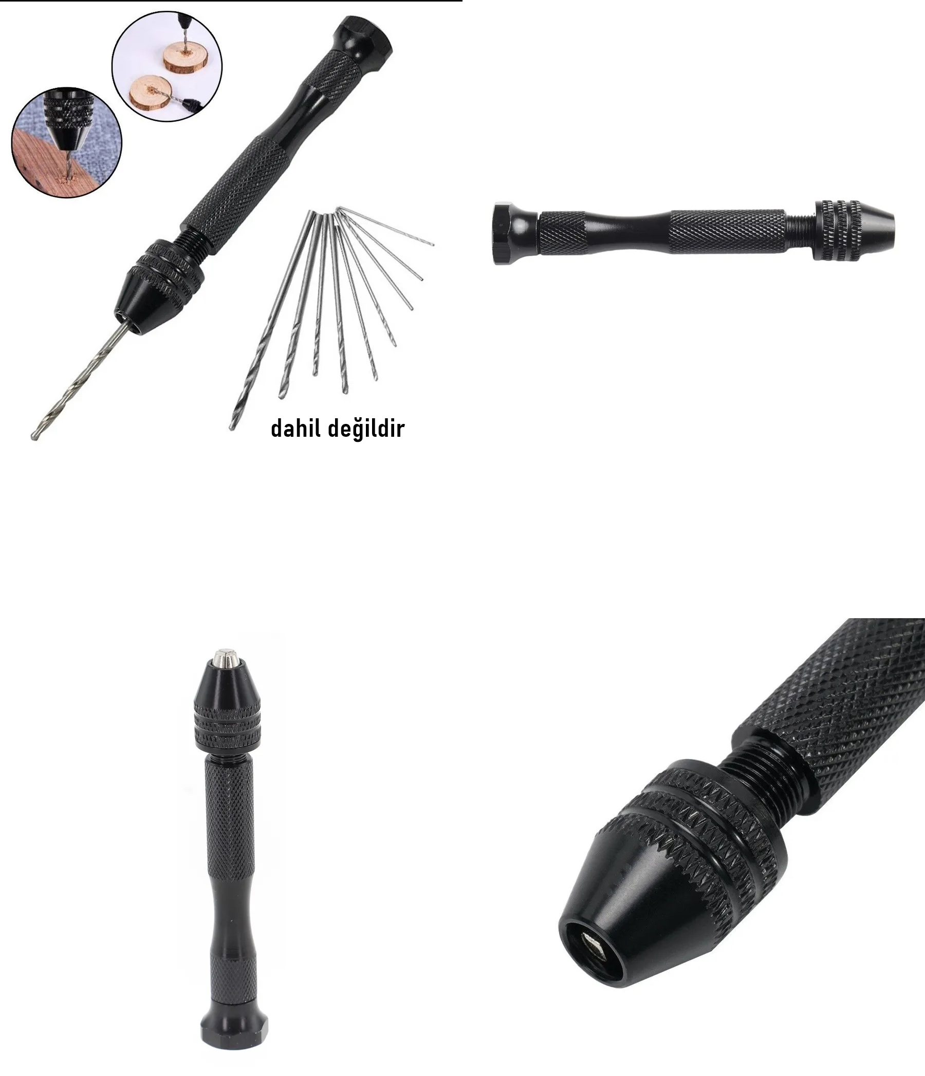 Pirinç Tığ Sapı - Ventilasyon İğne Tutucu Peruk İşleme, Saç Ekimi ve Hassas El İşçiliği Tutucu Aparat  723118