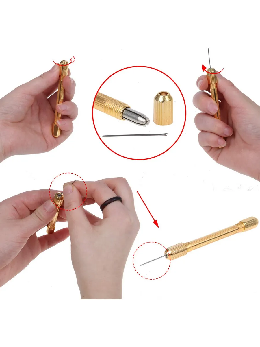 Mini El Matkabı - Hobi ve Takı Tasarımı İçin Hassas Mandrenli Pin Mengene 723119