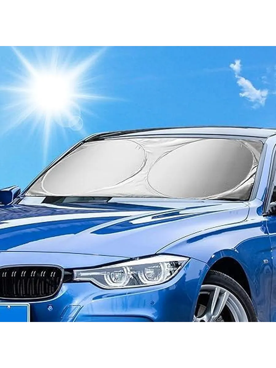 Katlanabilir Oto Güneşliği 150x70cm Ön Cam Tam Koruma Metalize Pratik Güneşlik 422255
