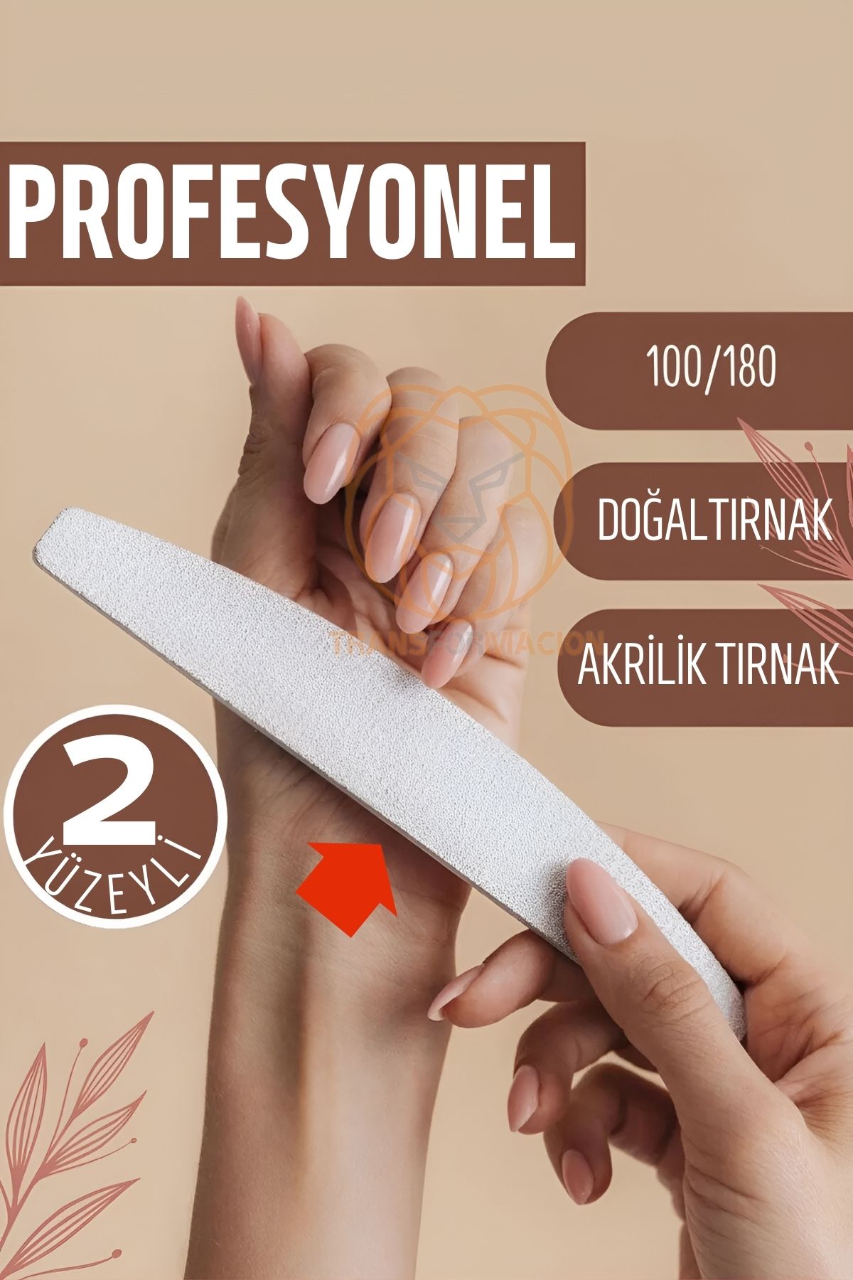 Tırnak Törpüsü 100/180 Grid Profesyonel 721175 