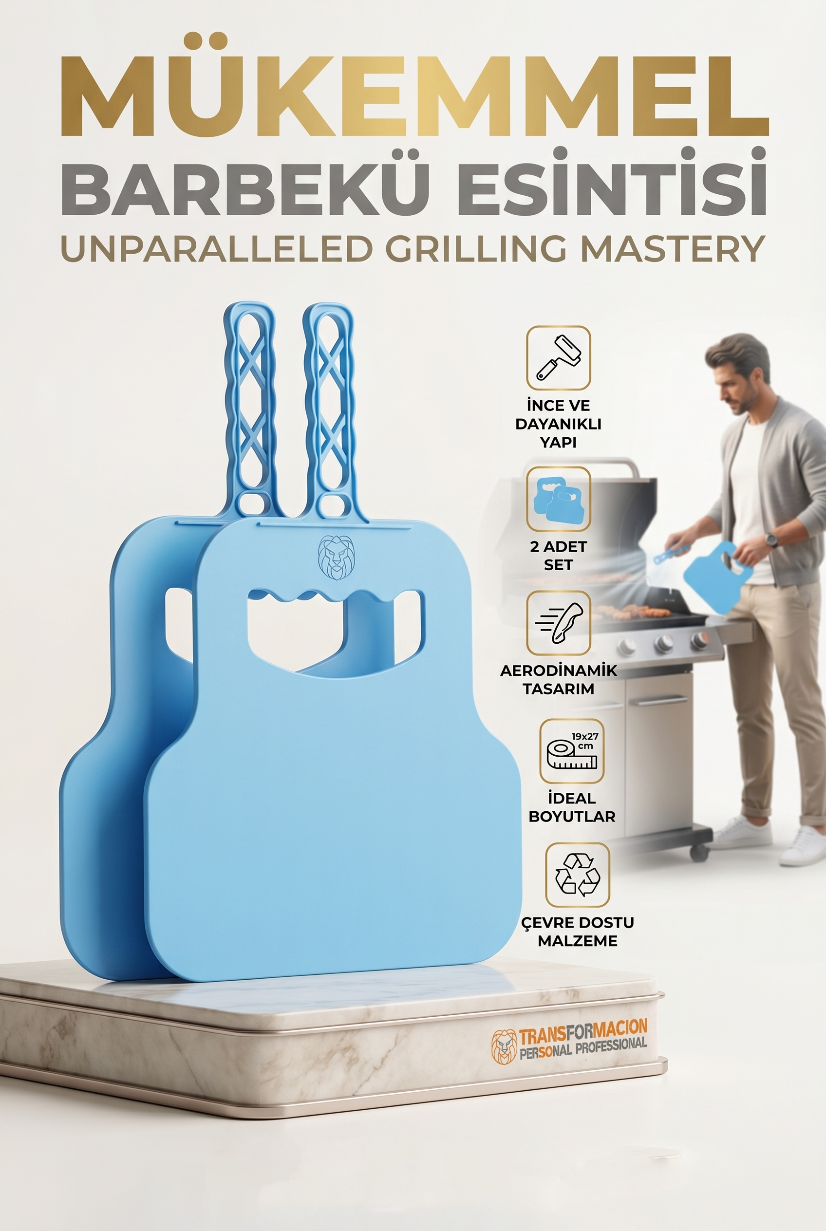 2'li Pratik Mangal Yelpazesi Barbekü Ateş Harlayıcı 723121