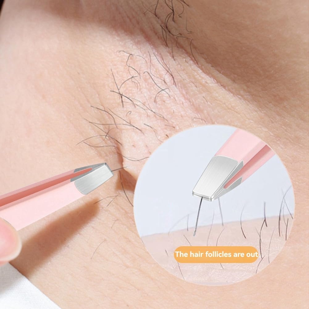 Profesyonel Kaş Alma Cımbız Seti - 4'lü Paslanmaz Çelik ve Özel Deri Taşıma Çantalı 723129