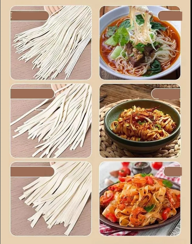 Kırmızı Makarna Makinesi 9 Ayarlı - Profesyonel Çelik Erişte ve Spagetti Açma Makinası 723139