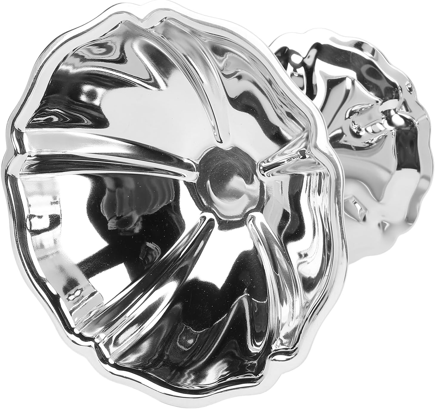 2'li Profesyonel İnox Gümüş Paslanmaz Çelik Ayaklı Dondurma ve Tatlı Sunum Kasesi Seti 723147