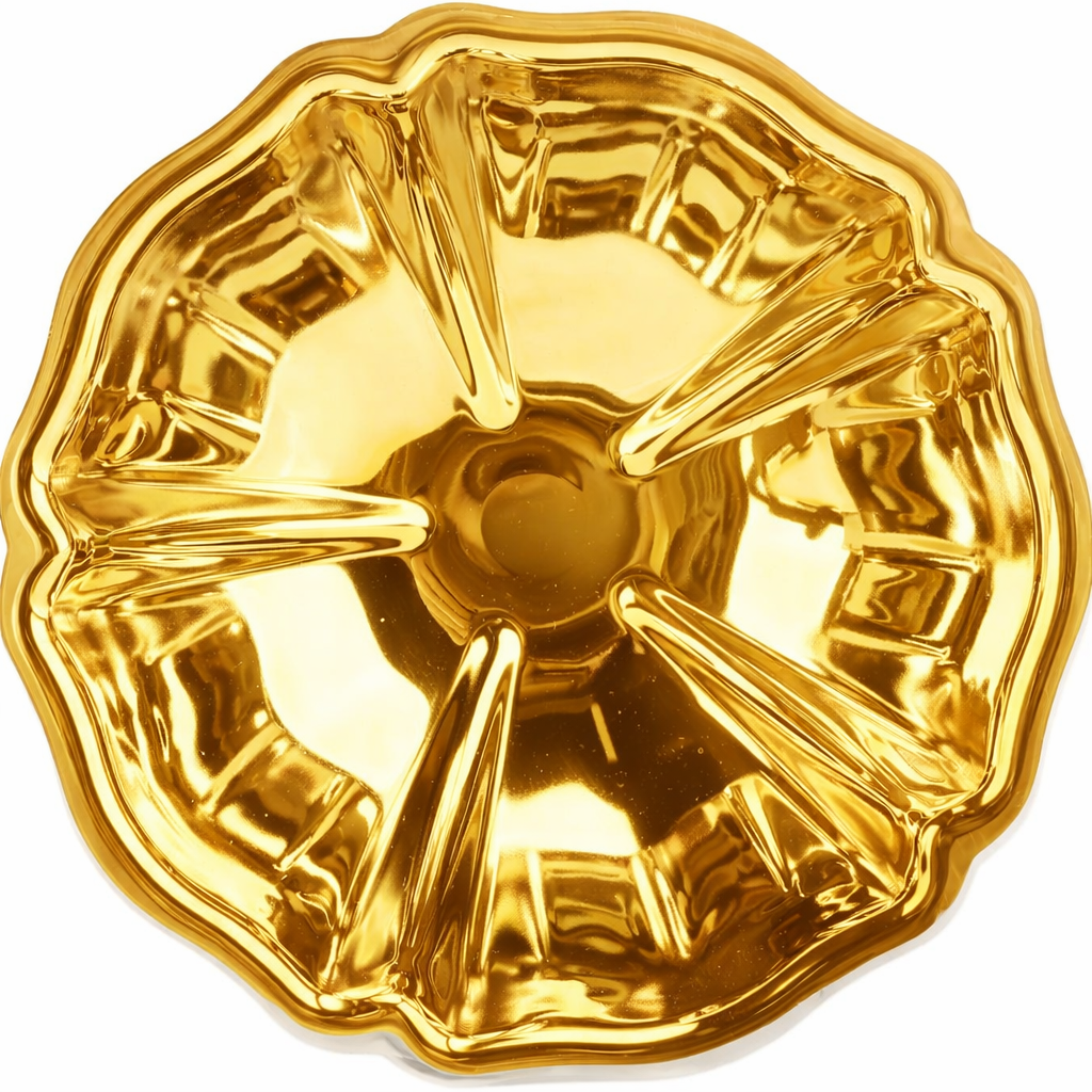 2'li Profesyonel İnox Gold Paslanmaz Çelik Ayaklı Dondurma ve Tatlı Sunum Kasesi Seti 723149